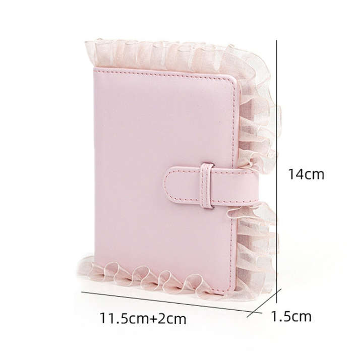 3 inch 64-piece Lace Multifunctional Storage Album(Green)
