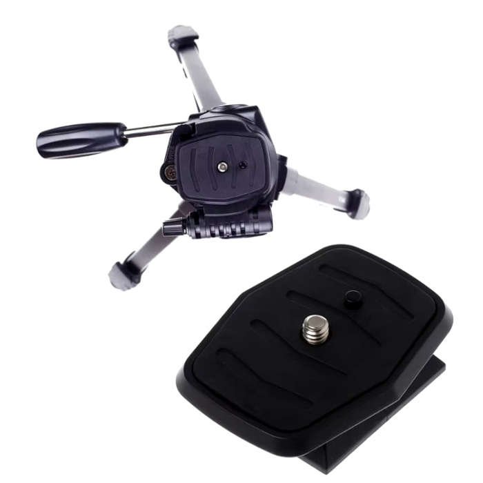 3.5cm Tripod Head Quick Release Plate For WeiFeng WT3730 3750 3770 / YUNTENG 590 600 668 688 690 ...
