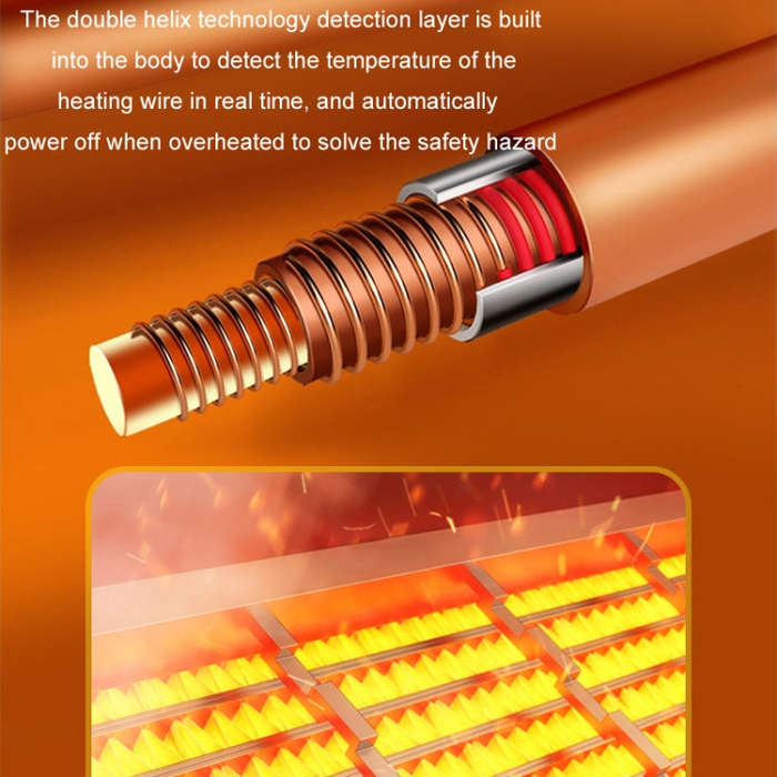 Portable Car Heater Small Fan Defogger, Color: 12V Red