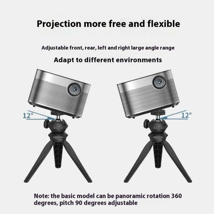 Projector Mini Desktop Tripod Mobile Live Projection Lazy Bracket(Plastic Ball Head)