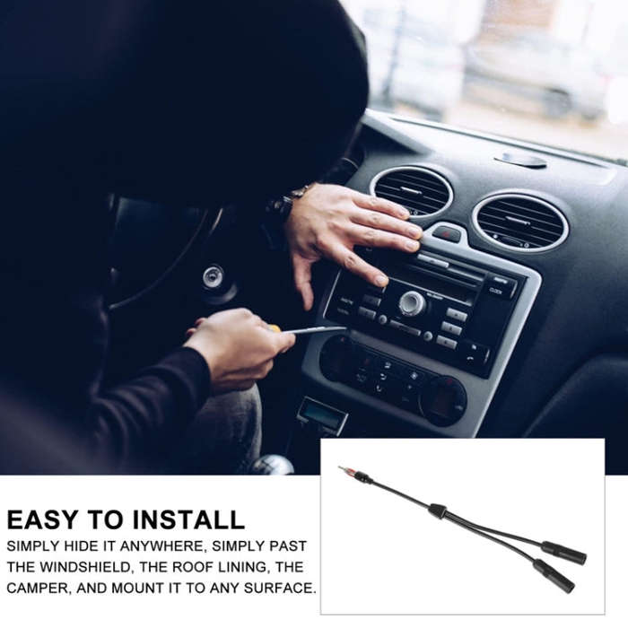 Car GPS Antenna Modification Two Female And One Male Adaptor