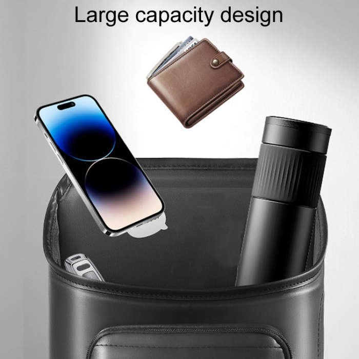 Car Seatback Storage Hanging Bag Vehicle Multifunctional Storing Tissue Box, Style: No Built-In B...