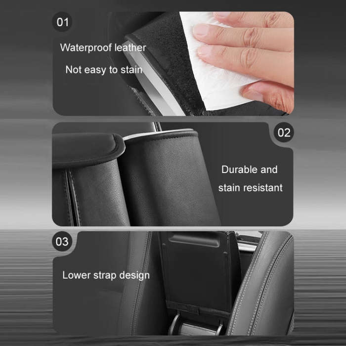 Car Armrest Box Storage Bag Auto Interior Multi-Functional Shelf, Style: With Built-In Bucket