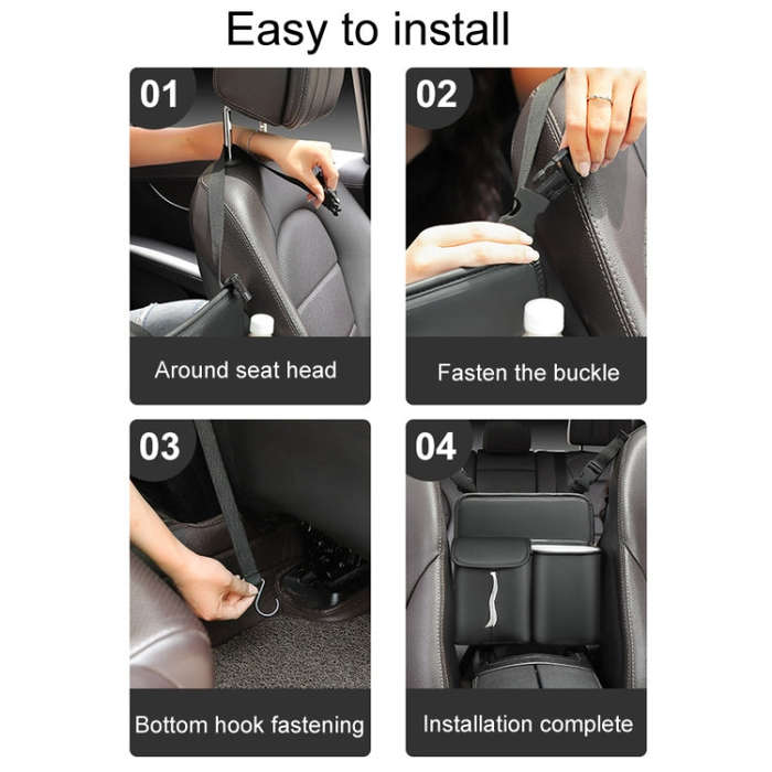 Car Armrest Box Storage Bag Auto Interior Multi-Functional Shelf, Style: With Built-In Bucket