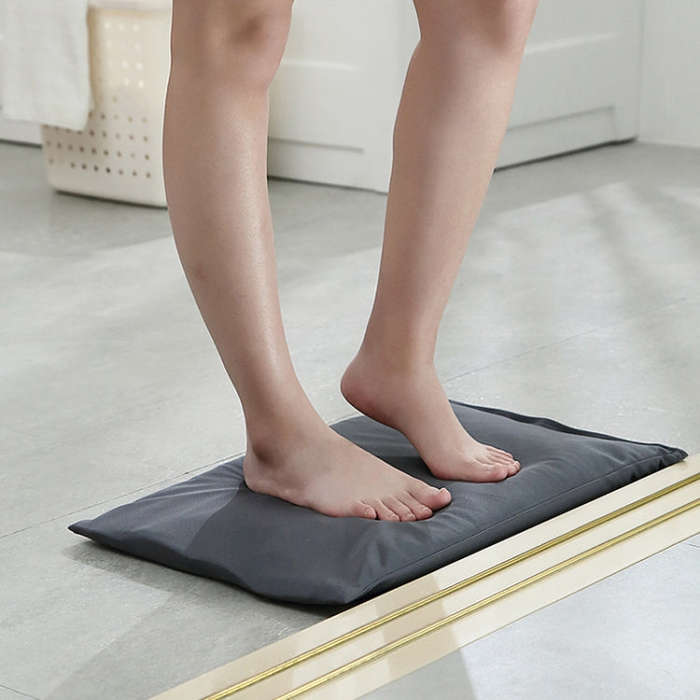 Diatomaceous Earth Water-absorbing Quick-drying Floor Mat Bathroom Non-slip Diatom Mud Soft Mat, ...