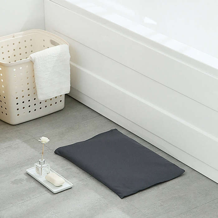 Diatomaceous Earth Water-absorbing Quick-drying Floor Mat Bathroom Non-slip Diatom Mud Soft Mat, ...
