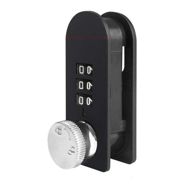 Home Drawer Locker Mechanical Dial And Quarter Turn Combination Lock, Style: Right Turn