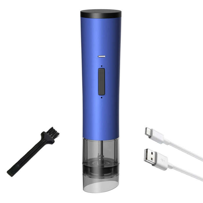 Multifunctional Kitchen Seasoning Electric Grinder Adjustable Coarse and Fine Pepper Grinder(Blue)