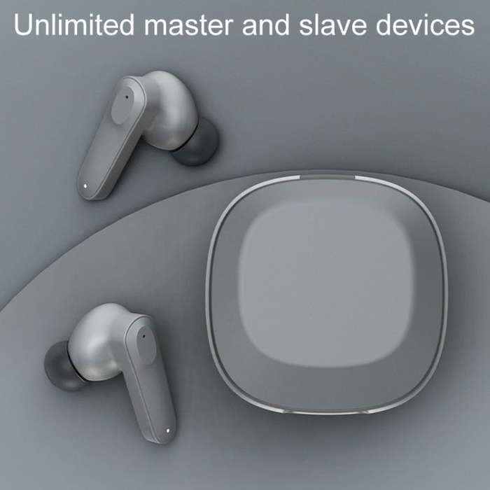 A98 AI Intelligent Translation Wireless Physical Noise Cancellation Bluetooth Earphones(White Blue)