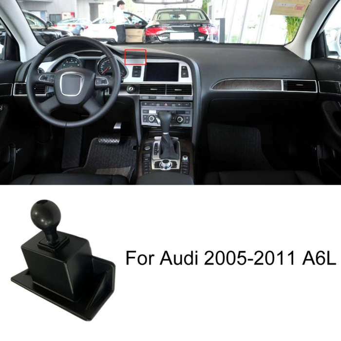 For Audi Left Driving Car Mobile Phone Holder Mounting Base, Model: 05-11 A6L