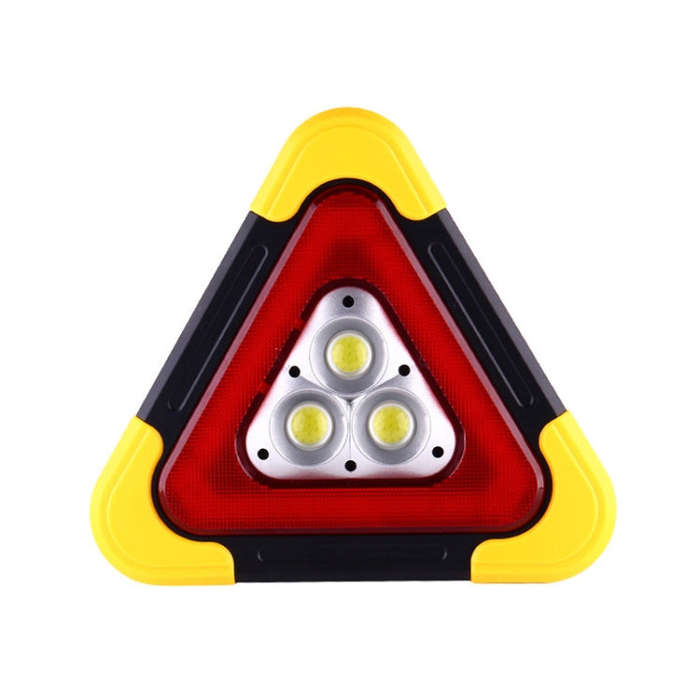 Large Car Traffic Warning Sign Vehicle Reflective Tripod Emergency Light