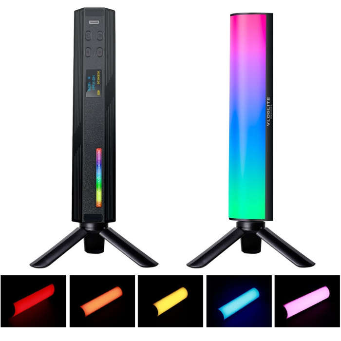 VLOGLITE W200RGB Full Colorful Handheld Fill Light Stick Live Photography Ambient Light Outdoor L...