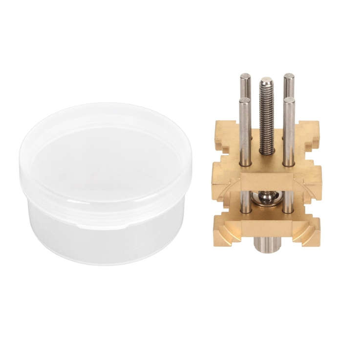 Four-Sided Pure Copper Watch Movement Holder(Yellow)