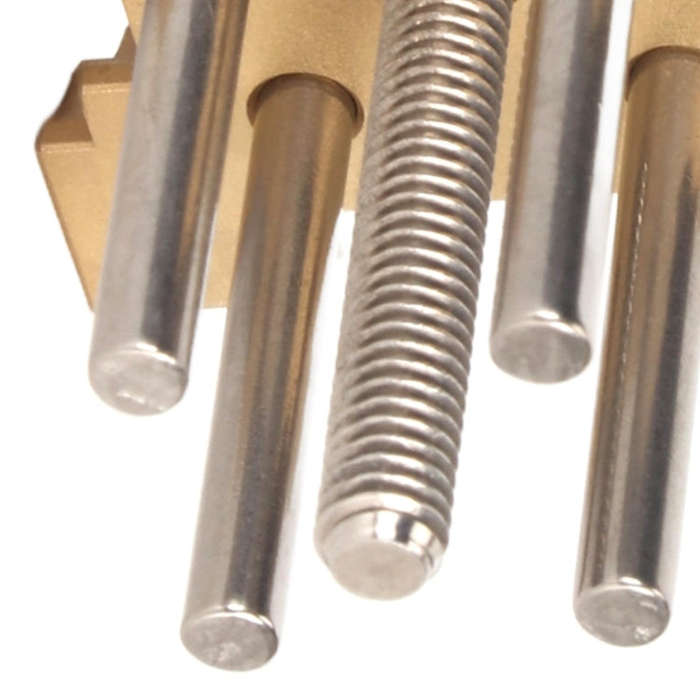 Four-Sided Pure Copper Watch Movement Holder(Yellow)