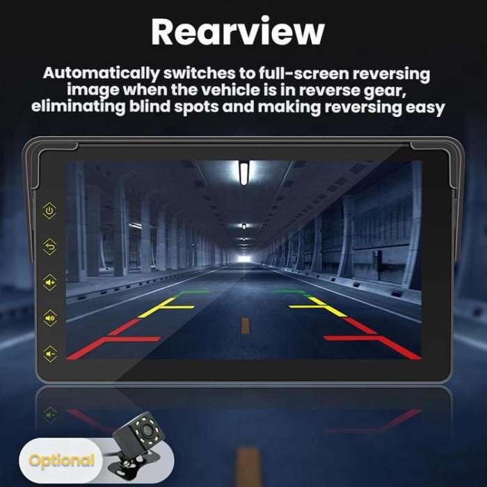 7 Inch Bluetooth 5.0 Portable CarPlay Monitor, Specifications: Display + Camera