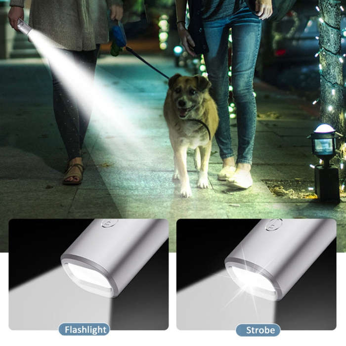 Ultrasonic Three-head Barking Stopper Training Device with Flashing Light