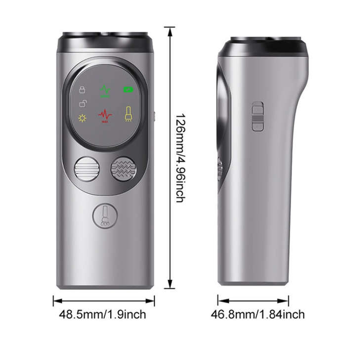 Ultrasonic Three-head Barking Stopper Training Device with Flashing Light