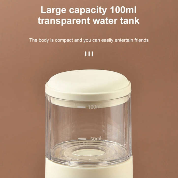 Wireless Portable Coffee Machine Compatible With Ground Coffee & NS Capsule(Black)