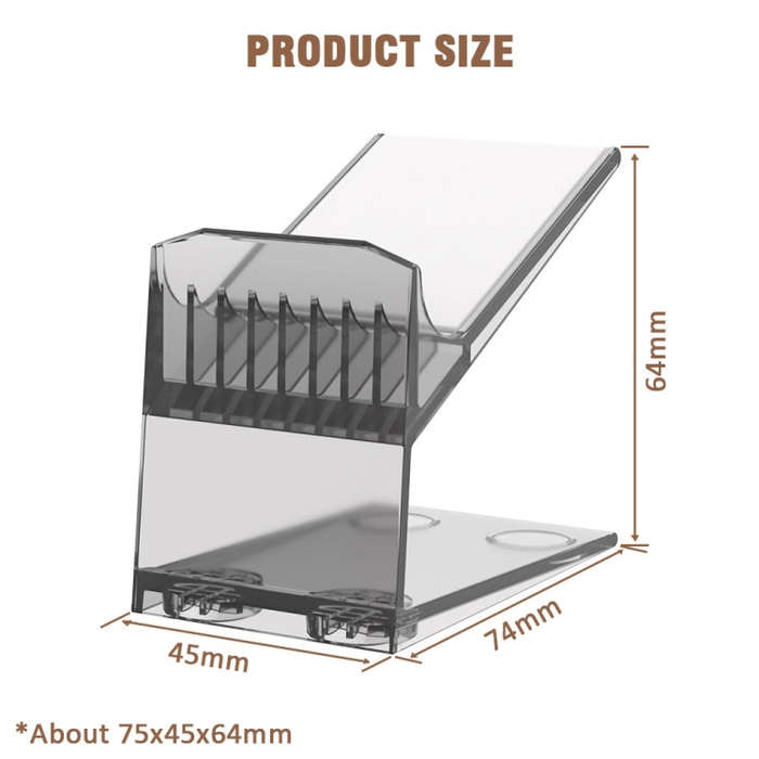 Acrylic Game Controller Display Stand Desktop Storage Rack(Transparent Black)