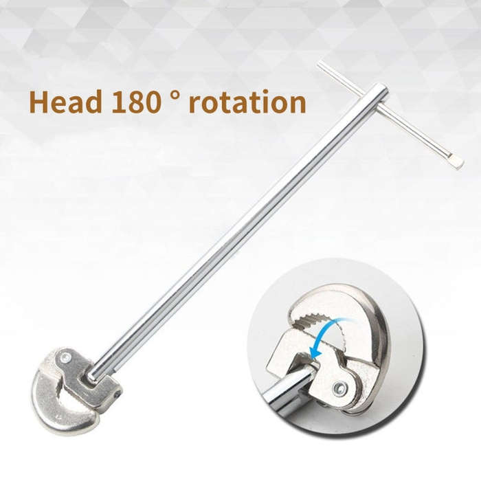 Multifunctional Wash Basin Sink Hot Cold Faucet Wrench(12 inch)