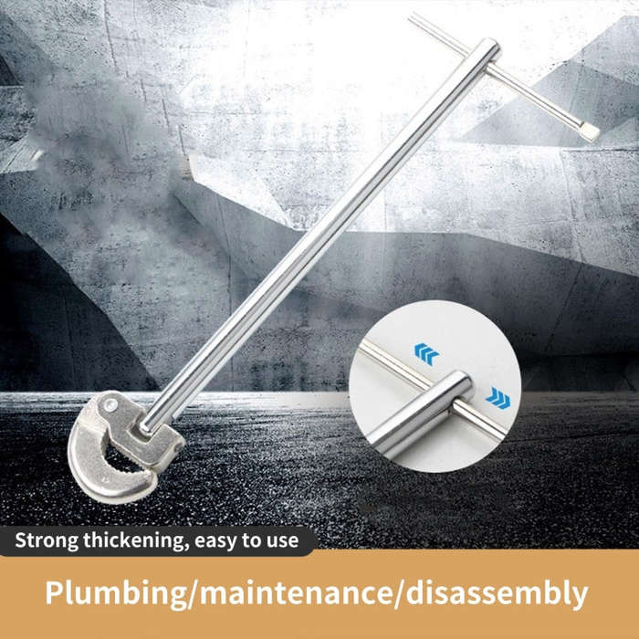 Multifunctional Wash Basin Sink Hot Cold Faucet Wrench(12 inch)