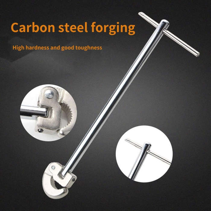 Multifunctional Wash Basin Sink Hot Cold Faucet Wrench(12 inch)