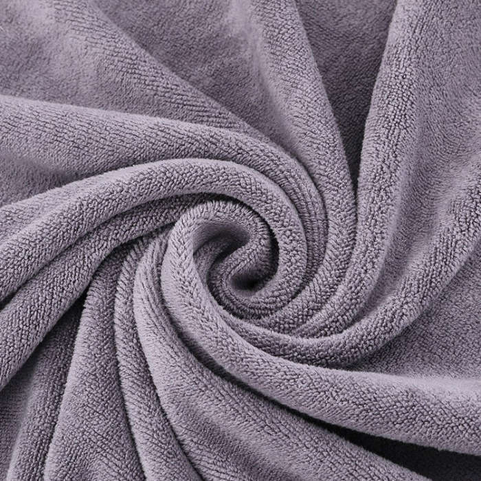 Pet Microfiber Absorbent Towel Cat Dog Bath Cleaning Towel, Size: 35x75cm(Purple)