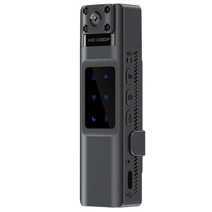 WIFI HD Night Vision Chest-Worn Work Recorder Cycling Camera, Model: L13+32G TF Card+Bracket