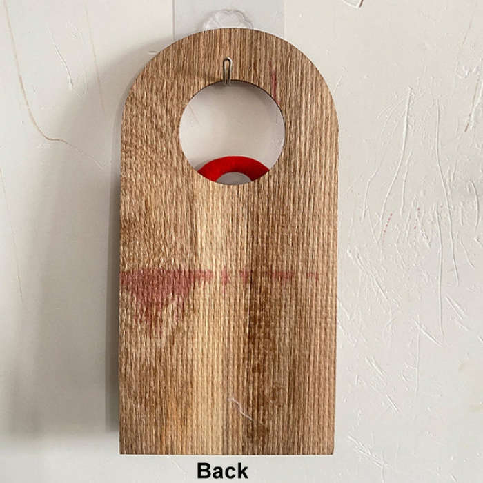 Christmas Cartoon Door Handle Wooden Plaque Hanging Decoration(W2-49 Bear)