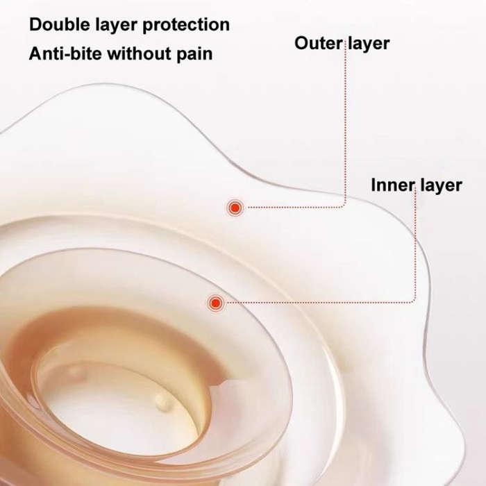 Nipple Protector Nursing Nipple Stickers Anti-bite Pacifier Cover, Color: Single Nipple Sticker N...