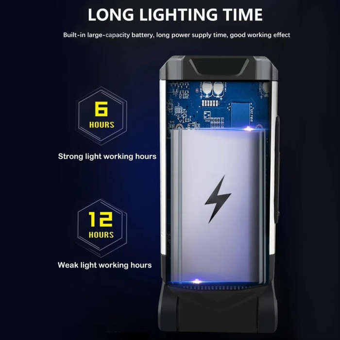 E-SMARTER K011 USB Rechargeable Repair Light With Magnet COB Strong Light Flashlight, Style: B Si...