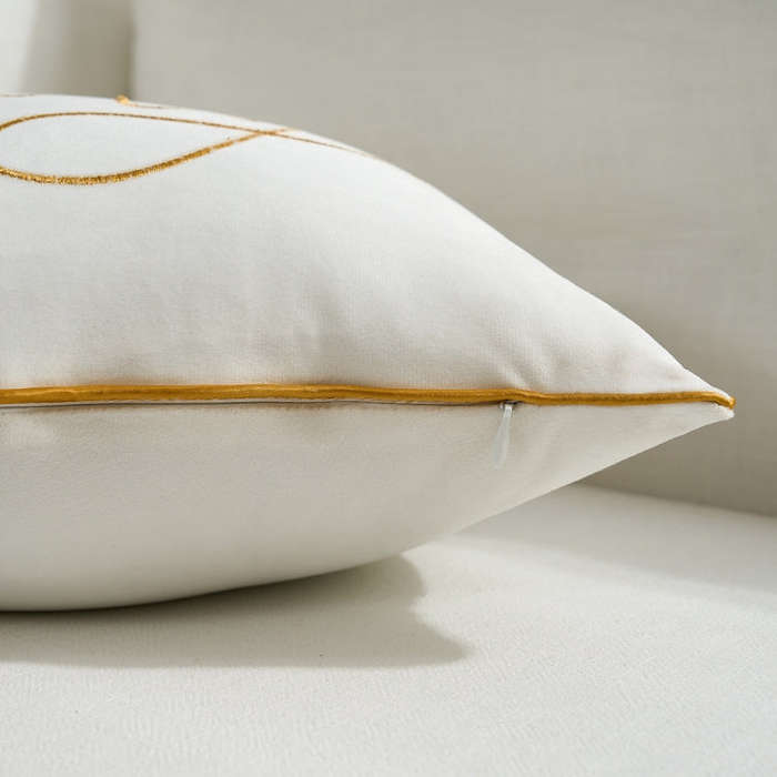 30x50cm Christmas Pillowcase Holiday Decorative Cushion Cover, Pillow Core Not Included(White)