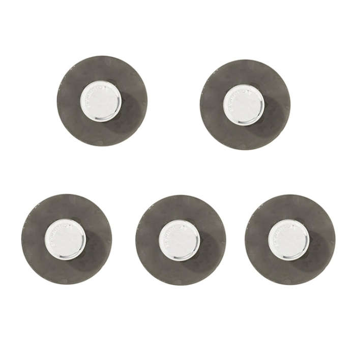 5pcs Strong Non-Marking Adhesive Hook Nail-Free Sticky Hook Bathroom Door Wall Clothes Hanger(Gray)