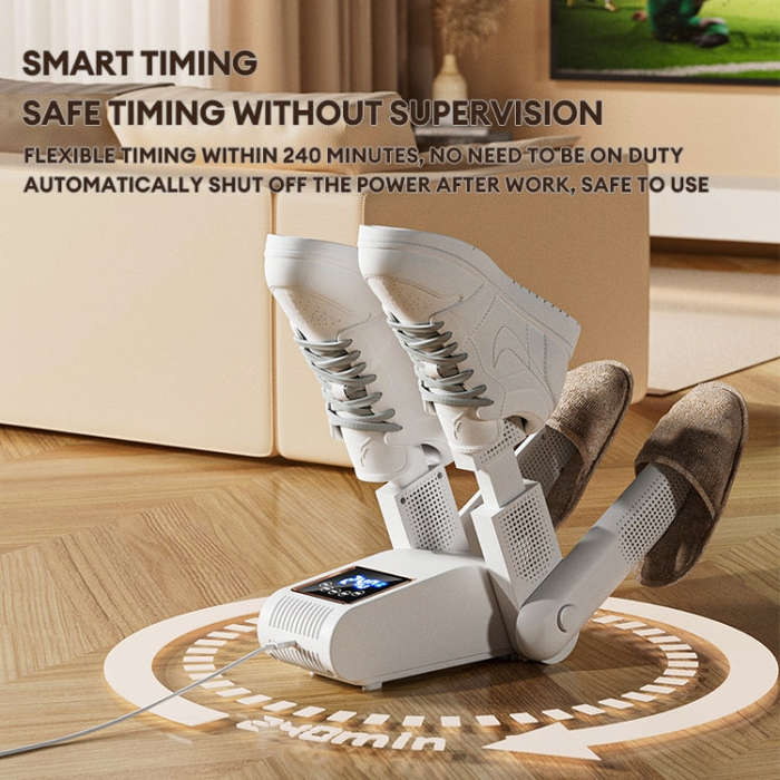 UV Antibacterial LED Touch Intelligent Constant Temperature Shoe Dryer, Spec: US Plug(Green)