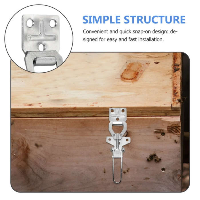 Beehive Buckle Connector Bee Box Anti-theft Fastener Beekeeping Tools(FA88990)