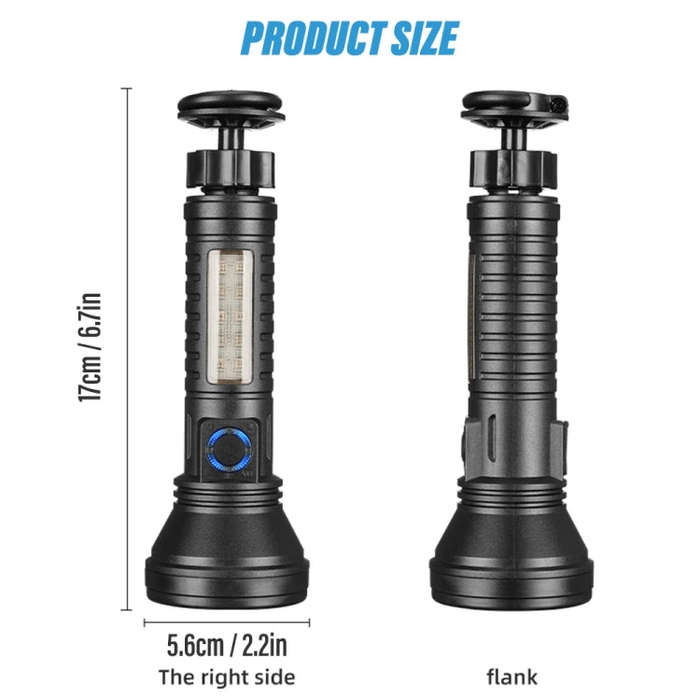 E-SMARTER LY006 Magnetic Multifunctional Work Light LED Smart Electric Display Flashlight