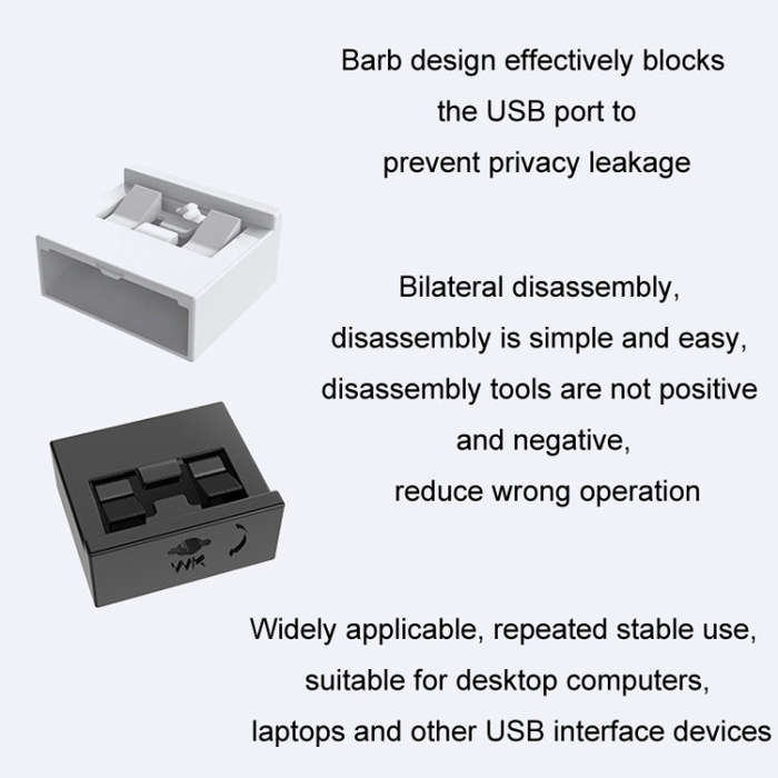 Computer USB 2.0/3.0 Sealing Lock Removable Dust Plug, Color: Green 2 Plug+1 Key