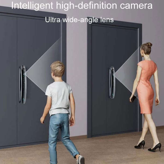 CS7 Home 3D Face Recognition Monitor Fingerprint Automatic Combination Lock(Face Palm Vein Model)