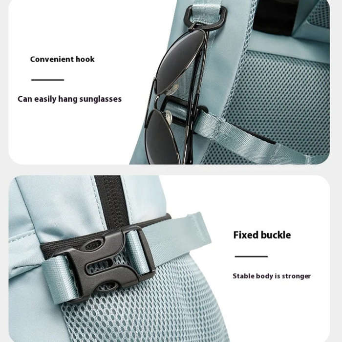 BANGE BG-1810 Travelling Shoulder Bag Large Capacity Lightweight Multifunctional Luggage Bag(Black)