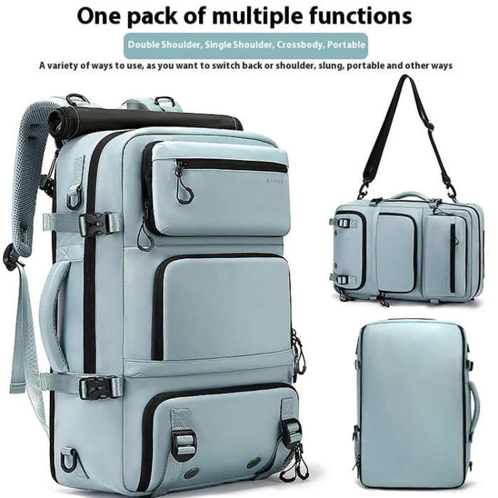 BANGE BG-1810 Travelling Shoulder Bag Large Capacity Lightweight Multifunctional Luggage Bag(Black)