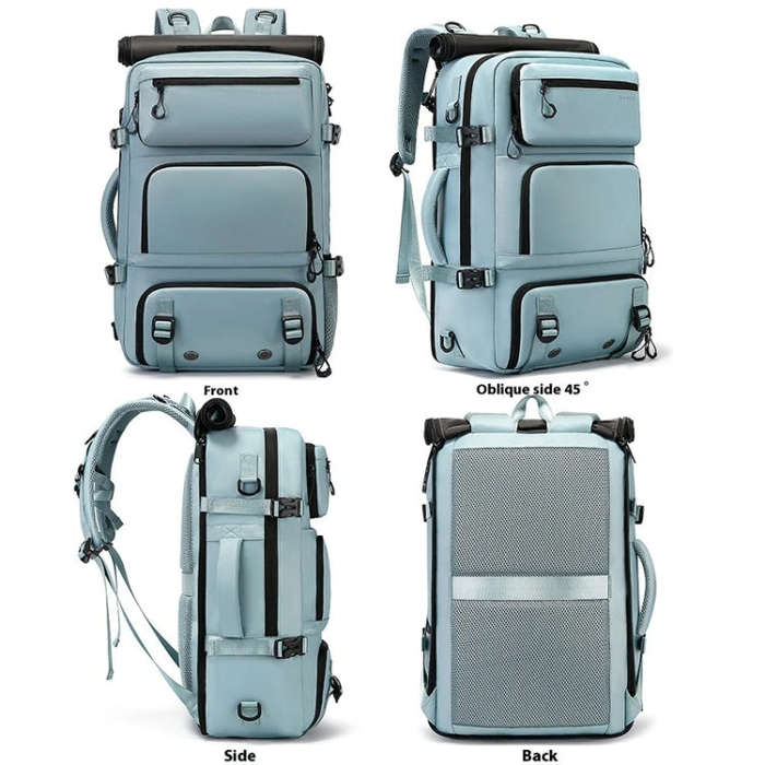 BANGE BG-1810 Travelling Shoulder Bag Large Capacity Lightweight Multifunctional Luggage Bag(Black)