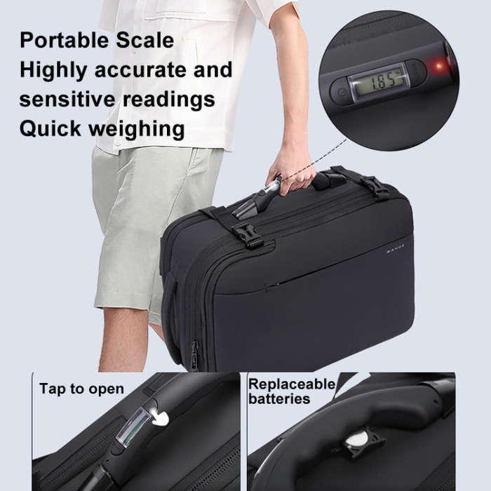 BANGE BG-1909-8 Vacuum Compression Backpack Casual Computer Bag Large Capacity Weighable Business...