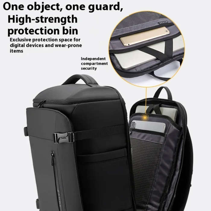 BANGE BG-3029 Large Capacity Sports Travelling Shoulder Bag Wet Dry Separation Lightweight Comput...