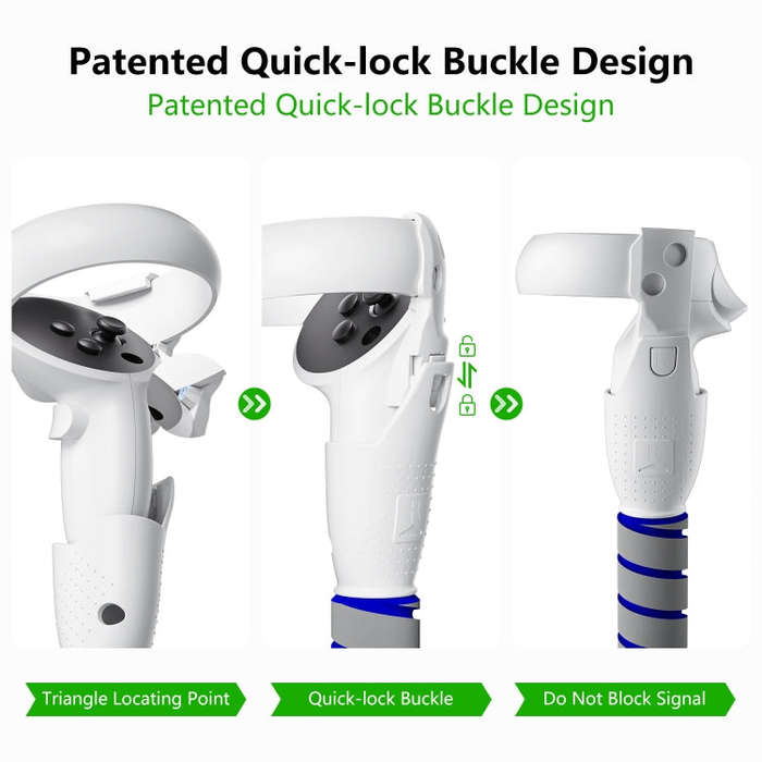For Quest 2 Controller Grip Games Handle Playing BeatSaber Baseball