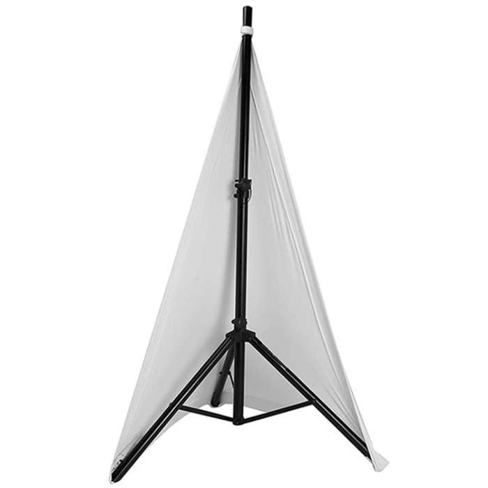 Stage Light-blocking Adjustable Speaker Stand Cover, Specifications: Two-sided(Black)