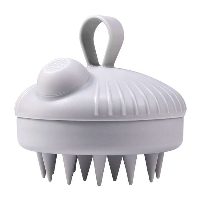 Multi-Functional Shower Scrubbing Ball Bathing Cleaning Brush Silicone Shower Brush, Color: Shamp...