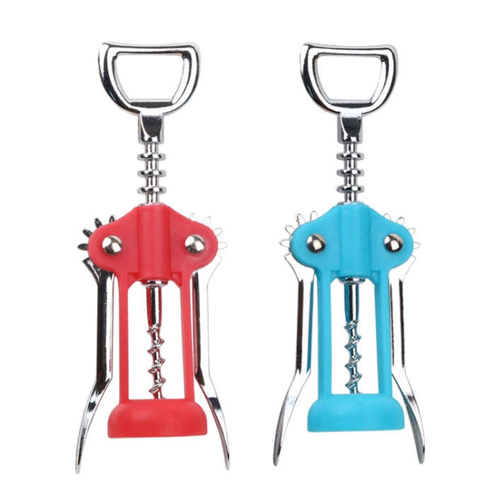 Wine Corkscrew Beer Opener Multifunctional Wine Opening Tool, Style: 448-Red