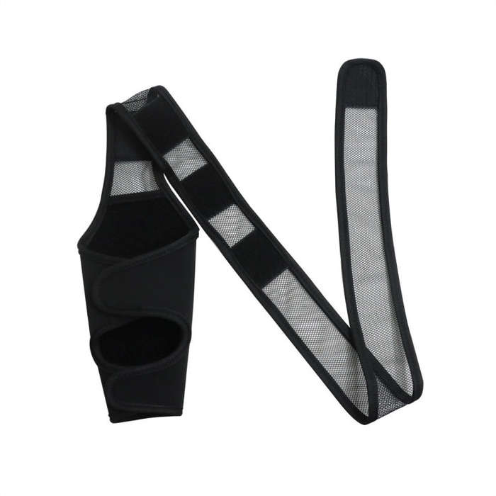 Dog Leg Fracture Protection Injury Support Belt, Size: M(Black)