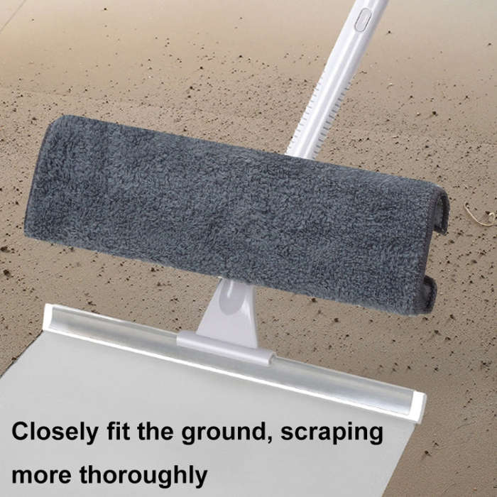 Multifunctional Household Telescopic Rod Double-sided Window Cleaner, Size: Two-section Rod(Coffee)