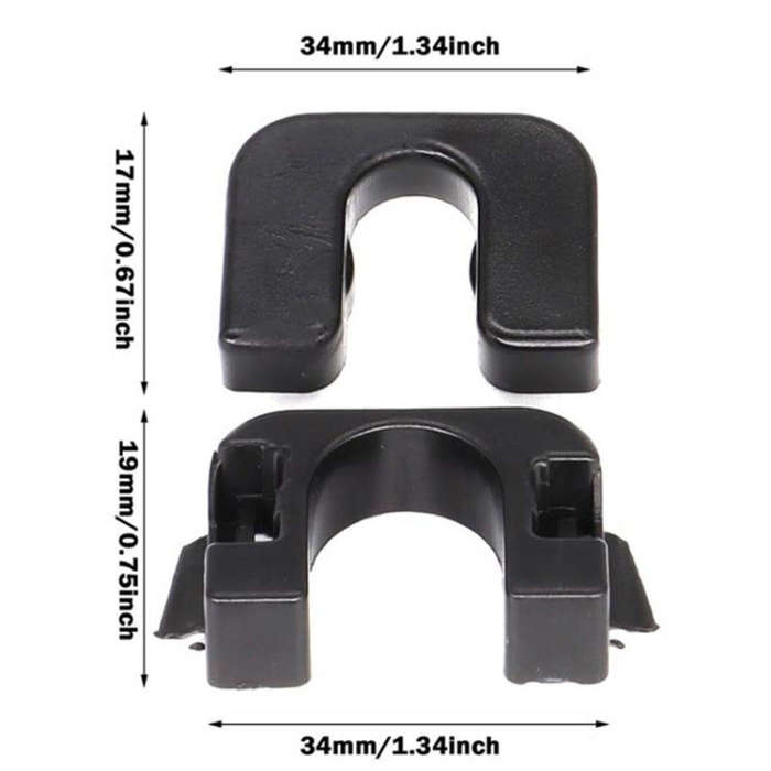 2pcs / Set For Ford Focus / Mondeo / Fiesta / C-Max Car Trunk Lid Clip Holder